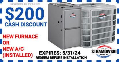 $200 OFF HVAC Furnace AC Purchase Coupon